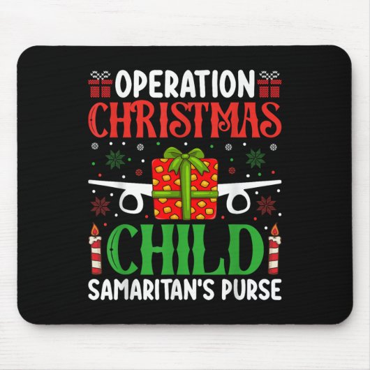 Operation Christmas Child Samaritan's Purse Weihna Mousepad (Vorne)