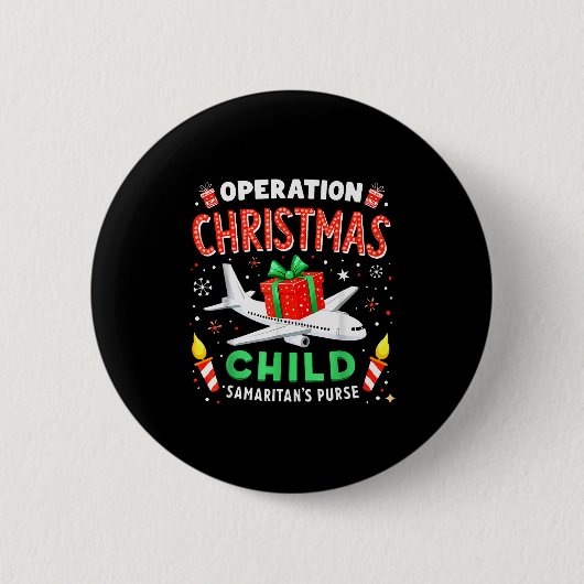 Operation Christmas Child Samariter Tasche Button (Vorderseite)