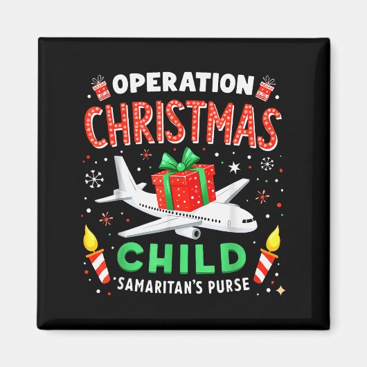 Operation Christmas Child Samariter Tasche  Magnet (Vorne)