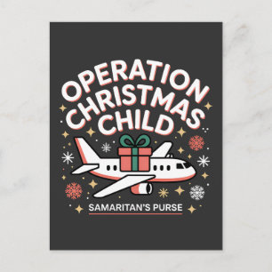 Operation Christmas Child Samariterbeutel  Feiertagspostkarte