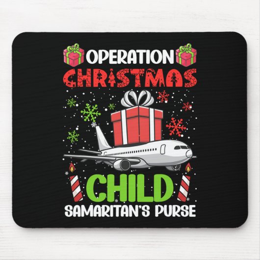 Operation Christmas Child Smaritan's Purse Funny F Mousepad (Vorne)