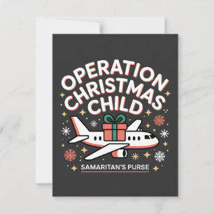 Operation Christmas Kind Samaritan Purse Dankeskarte