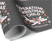 Operation Christmas Kind Samaritan Purse Geschenkpapier (Rolleneckpunkt)