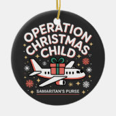 Operation Christmas Kind Samaritan Purse Keramik Ornament (Vorne)