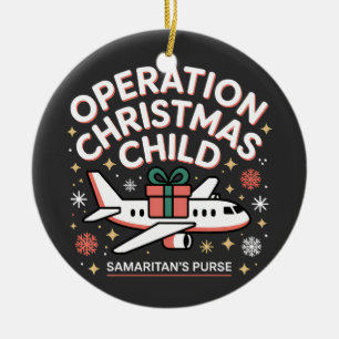 Operation Christmas Kind Samaritan Purse Keramik Ornament