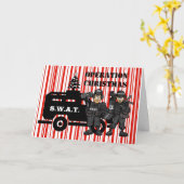 Operation Christmas SWAT Team Christmas Card Karte (Gelbe Blume)