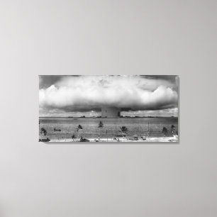 Operation Crossroads Event Baker Explosion 1946 Leinwanddruck