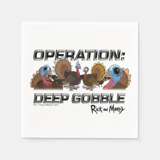 Operation: Deep Gobble Serviette (Vorderseite)
