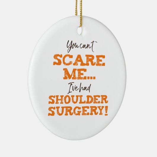 Operation der Funny Shoulder Erholung "Scare" Keramik Ornament (Rechts)