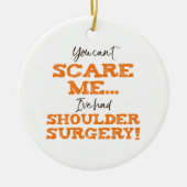 Operation der Funny Shoulder Erholung "Scare" Keramik Ornament (Vorne)