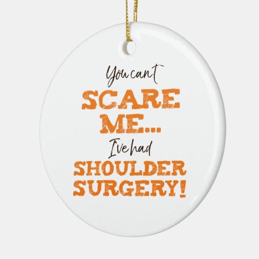 Operation der Funny Shoulder Erholung "Scare" Keramik Ornament (Links)