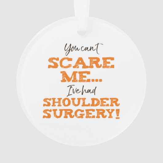 Operation der Funny Shoulder Erholung "Scare" Ornament (Rückseite)