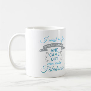 Operation der Schulter Fantastische Erholung (blau Kaffeetasse