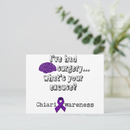 Operation des Gehirns Postkarte (Stehend Vorderseite)