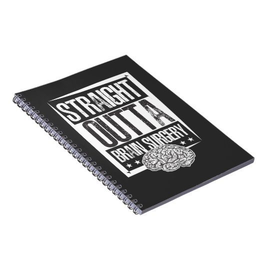 Operation des Gehirns Überlebender Posttumor-Erhol Notizblock (Rechte Seite)