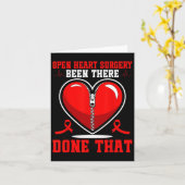 Operation des offenen Herzens Patienten Herzerkran Karte (Gelbe Blume)