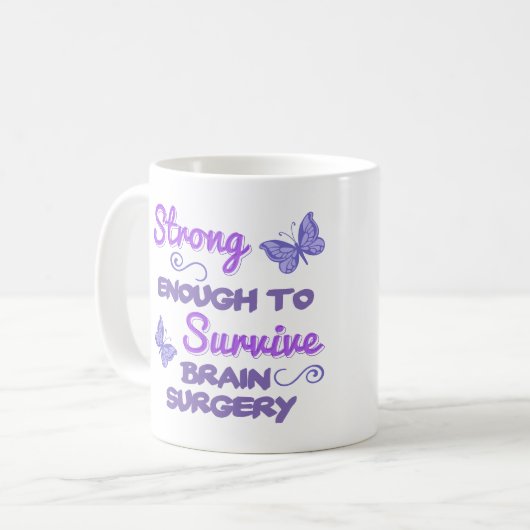 Operation des weiblichen Gehirns Kaffeetasse (Vorderseite Links)