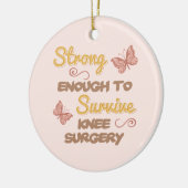 Operation des weiblichen Knie Keramik Ornament (Links)