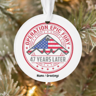 Operation Epic Fury 47 Jahre später B-2 Stealth Ornament