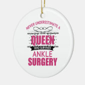 Operation Erholung für Frauen Keramik Ornament (Links)