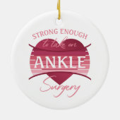 Operation Erholung für Frauen Keramik Ornament (Hinten)