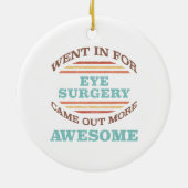 Operation Erholung Spaß Keramik Ornament (Hinten)