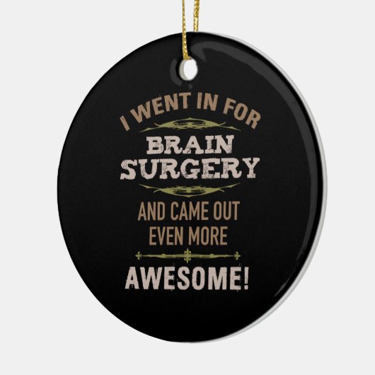 Operation Erholung Spaß Keramik Ornament (Links)