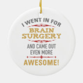 Operation Erholung Spaß Keramik Ornament (Hinten)