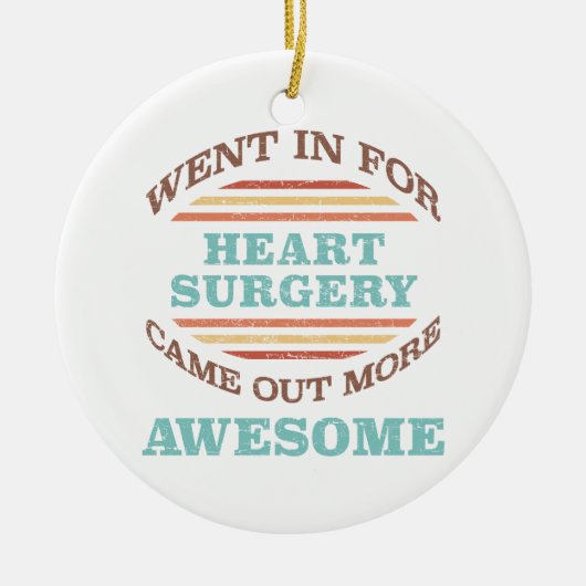 Operation Erholung Spaß Keramik Ornament (Vorne)