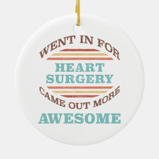 Operation Erholung Spaß Keramik Ornament (Hinten)