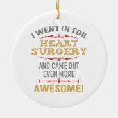 Operation Erholung Spaß Keramik Ornament (Hinten)