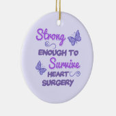 Operation für das Herz von Frauen Keramik Ornament (Rechts)