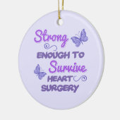 Operation für das Herz von Frauen Keramik Ornament (Links)