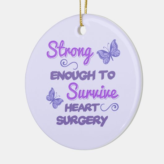 Operation für das Herz von Frauen Keramik Ornament (Links)