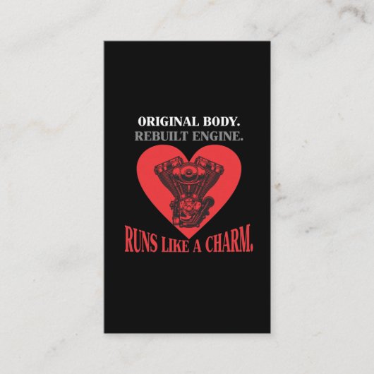 Operation für offene Herzfunktion - gute Erholung Visitenkarte (Vorderseite)