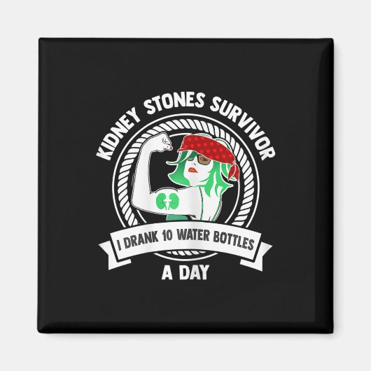 Operation Geschenk - Flexion Frauen Nierensteine S Magnet (Vorne)