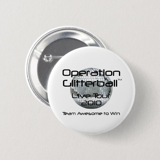 Operation Glitterball: Der Liveausflug-Knopf Button (Vorne & Hinten)