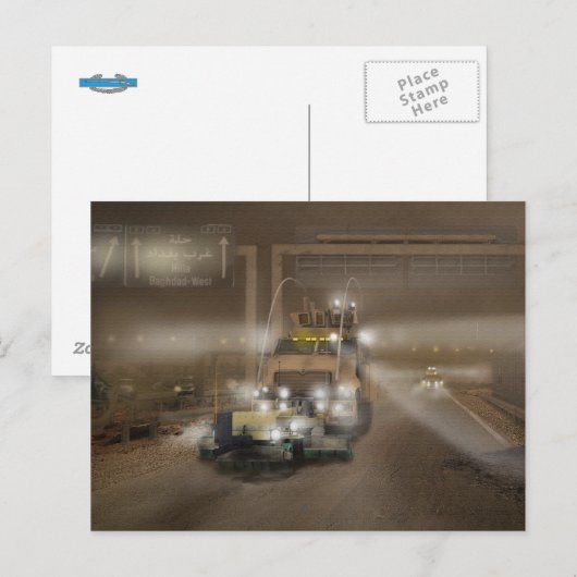 OPERATION IRAKI FREEDOM POSTKARTE (Vorne/Hinten)