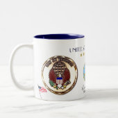 Operation irakische Freiheit-USA Zweifarbige Tasse (Links)