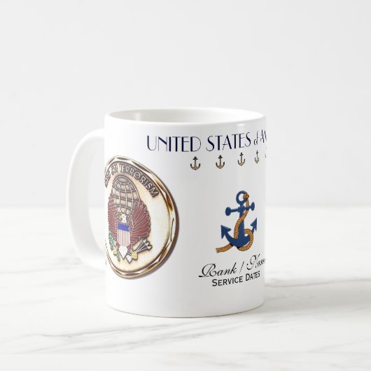 OPERATION IRAKISCHES FREEDOM-U.S.A. KAFFEETASSE (Vorderseite Links)