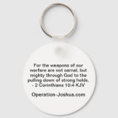 Operation Joshua Front Line Schlüsselanhänger (Rückseite)