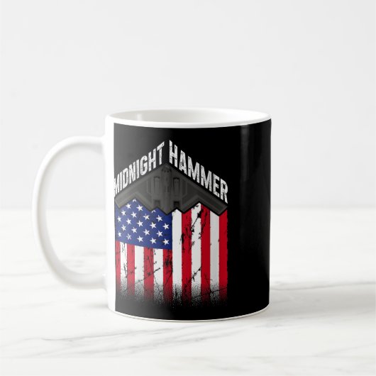 "Operation Midnight Hammer" für Frauen - "US Flag Kaffeetasse (Links)