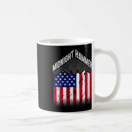 "Operation Midnight Hammer" für Frauen - "US Flag Kaffeetasse (Rechts)
