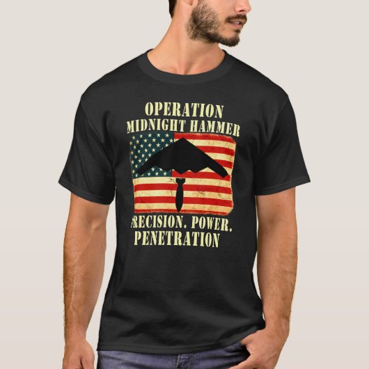 Operation Midnight Hammer Militär T-Shirt (Vorderseite)