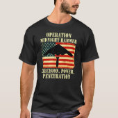Operation Midnight Hammer Military T-Shirt (Vorderseite)