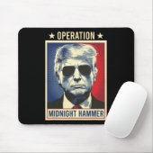 Operation Midnight Hammer Trump Mousepad (Mit Mouse)
