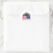 Operation Midnight Hammer - Usa Flag Midnight Hamm Runder Aufkleber (Tasche)