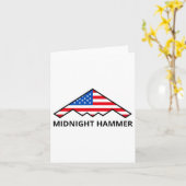 Operation Midnight Hammer Usa Flag Midnight Hammer Karte (Gelbe Blume)