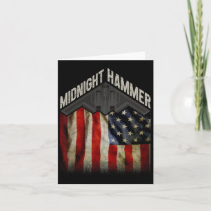 Operation Midnight Hammer - Usa Flagge Midnight Ha Karte