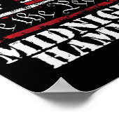 Operation Midnight Hammer - USA-Flagge Midnight Ha Poster (Ecke)